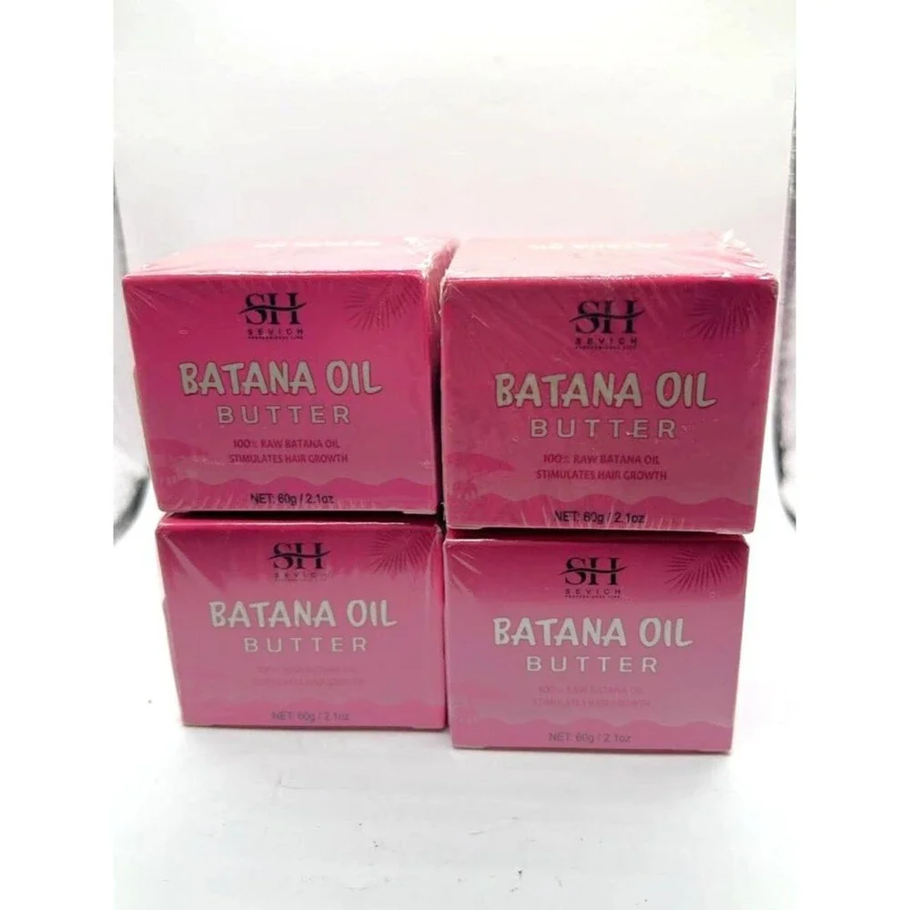 SEVICH Batana Oil Butter • 100% Raw Batana Oil • 2 oz.  Each • NEW- Lot of 4